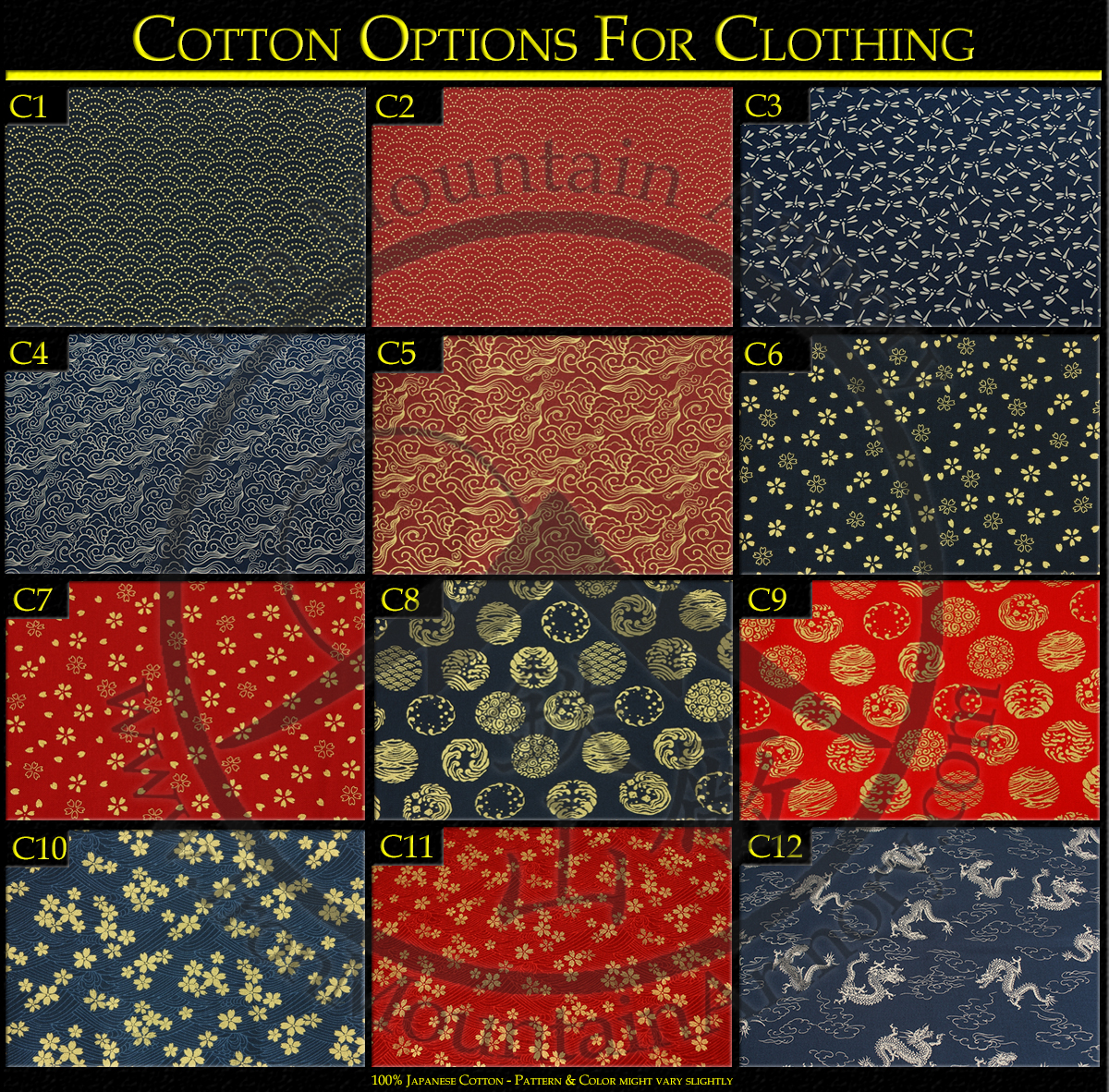 Japanese Cotton Clothing Options