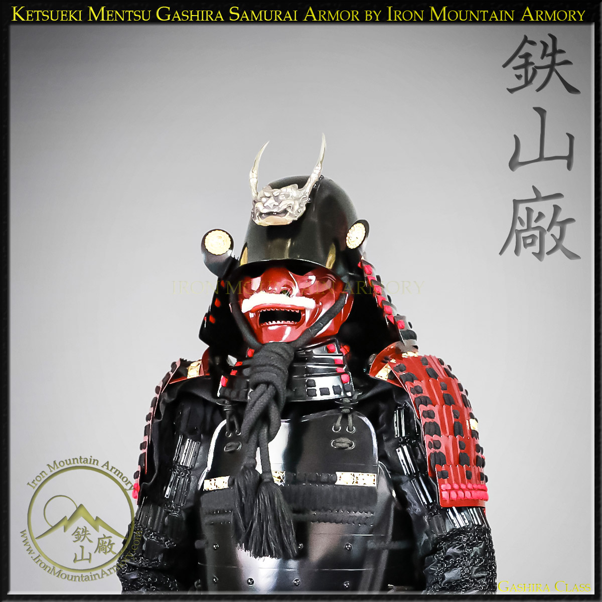 LARP Japanese Warrior. Samurai Armour Gauntlet. Samurai Bracers in Red  Color for Larp or Cosplay. Samurai Clothing for Bushido. 