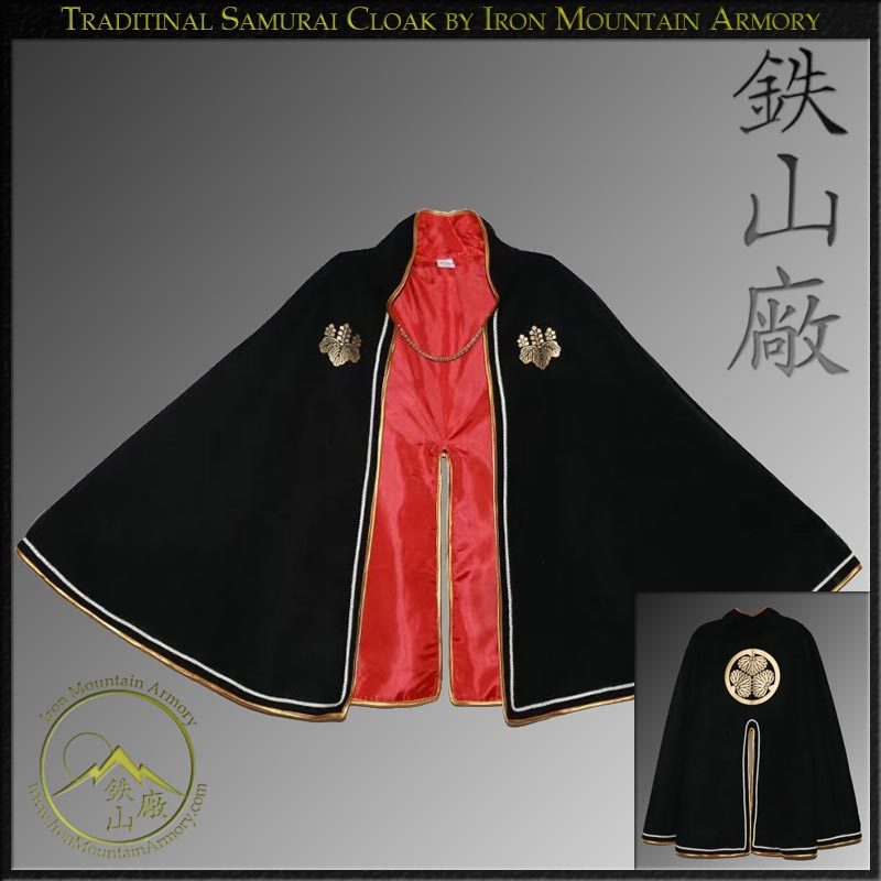 Samurai Manto Samurai Cloak Samurai Cosplay Cloak Cape