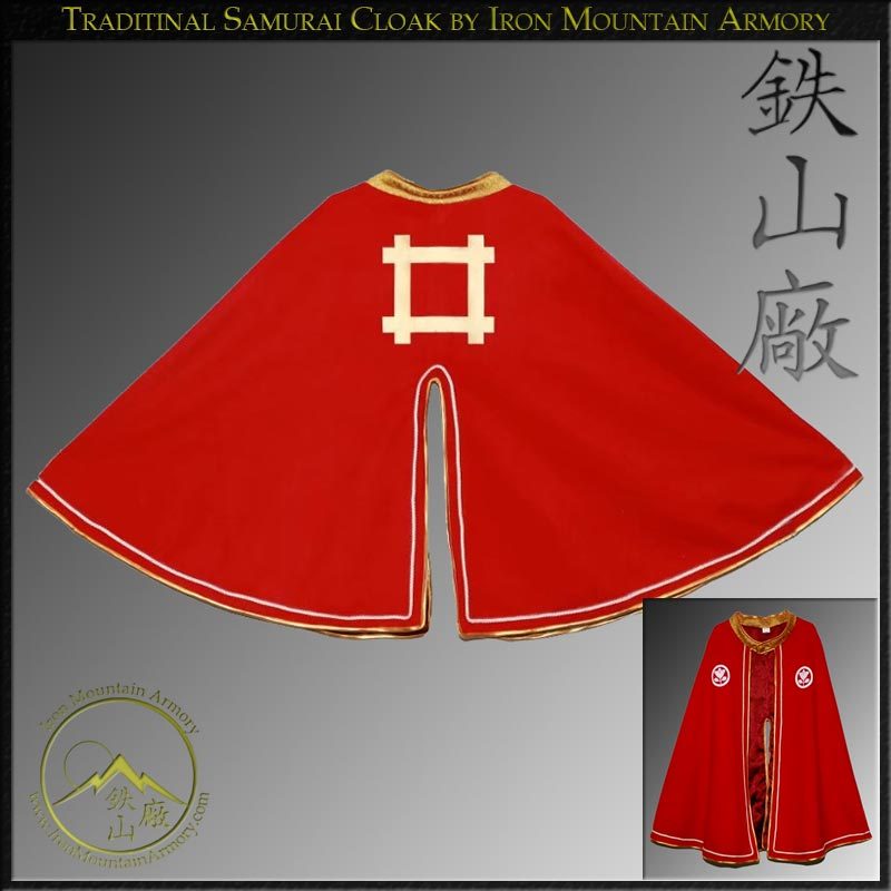 Samurai Manto Samurai Cloak Samurai Cosplay Cloak Cape