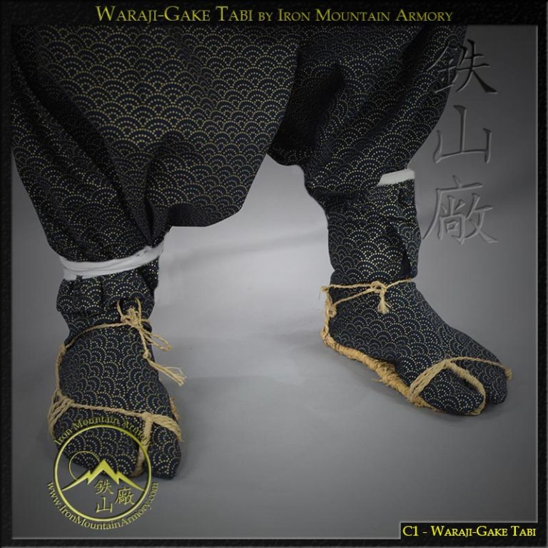 Waraji (Samurai Sandals) for reenactors, cosply, larp and martial arts use
