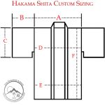 Custom Hakama Shita Sizing Chart