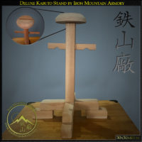 Deluxe Kabuto Display Stand by Iron Mountain Armory