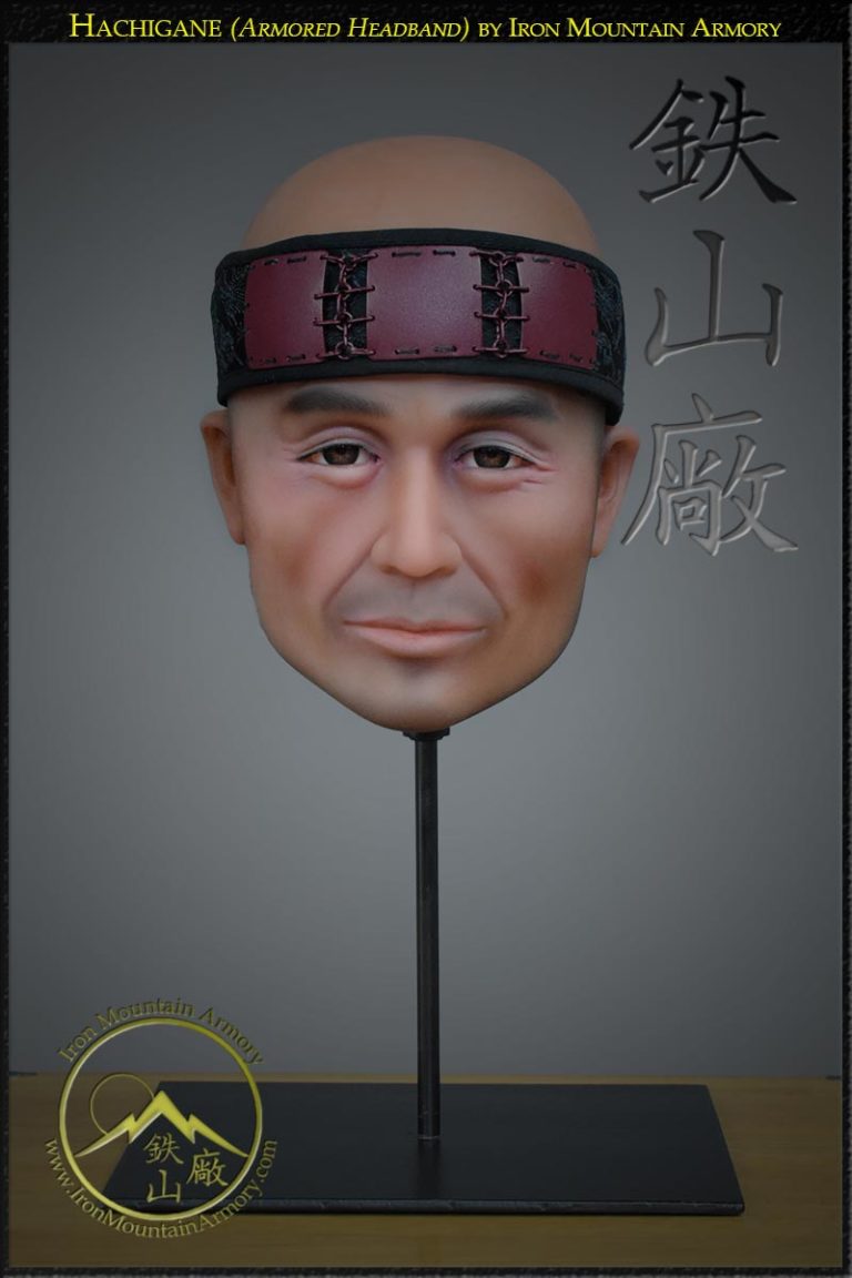 Hachigane-Iki-Ningyo-02-by-Iron-Mountain-Armory Iki ningyo - life like head stand for helmets, by Iron Mountain Armory