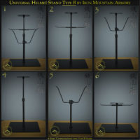 Universal Helmet Stand B by Iron Mountain Armory