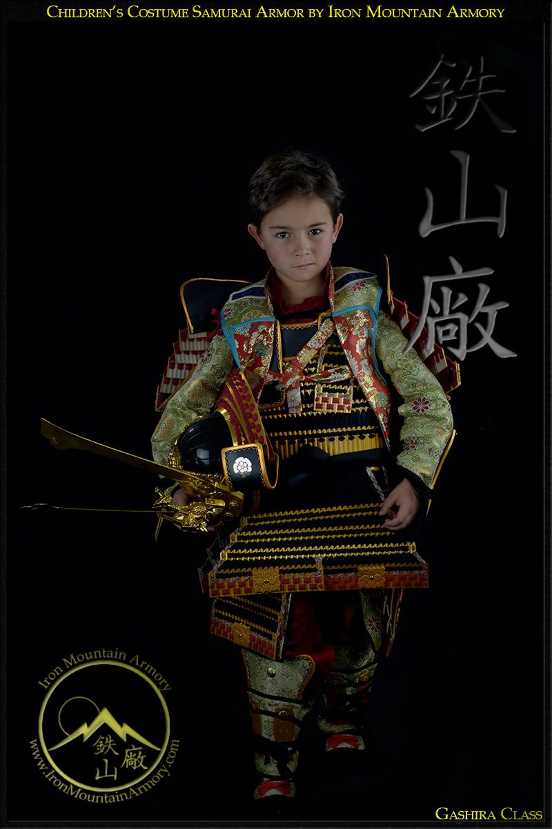 Samurai Armor Costume for kids, display & Boy's Festival Tango no Sekku