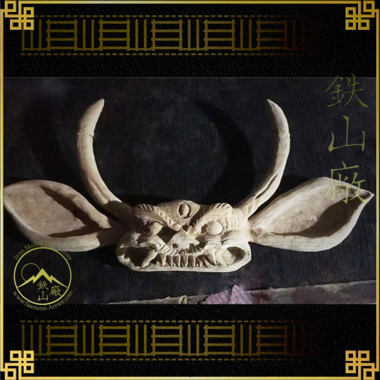 Custom Traditional Samurai Maedate Hand Crafted from Wood Custom Traditional Samurai Maedate Hand Crafted from Wood