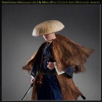 Samurai Ronin Sandogasa Hat and Mino Rain Cape by Iron Mountain Armory