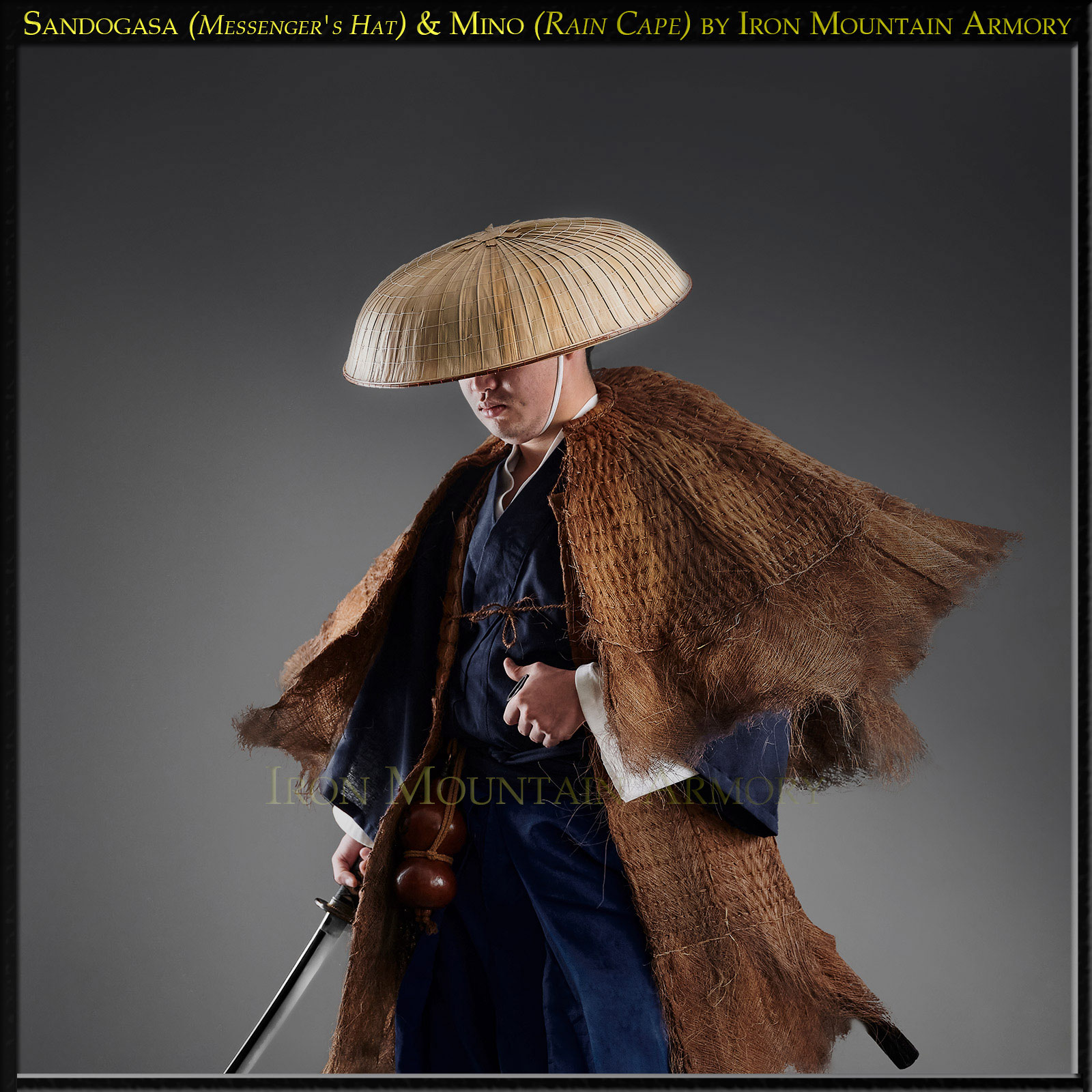 Sandogasa for Samurai, Ronin, Shinobi (Ninja), Monks & Travelers