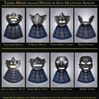 Taisho Menpo (mask) Options by Iron Mountain Armory