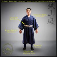 Traditional Ronin Samurai Clothing part names
