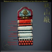 Sendan-no-ita Lace Odoshi Options by Iron Mountain Armory