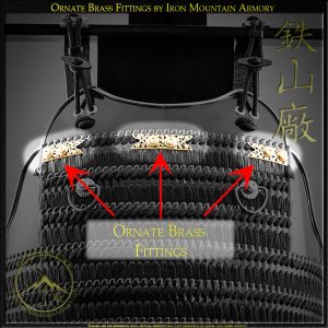 Front Do / Chest Ornate Brass Fitting Options Custom Samurai Armor Yoroi