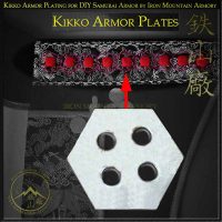Kikko Armor Plating for DIY Samurai Armor by Iron Mountain Armory